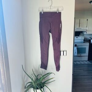 Gymshark Purple Leggings High Waist Stretch